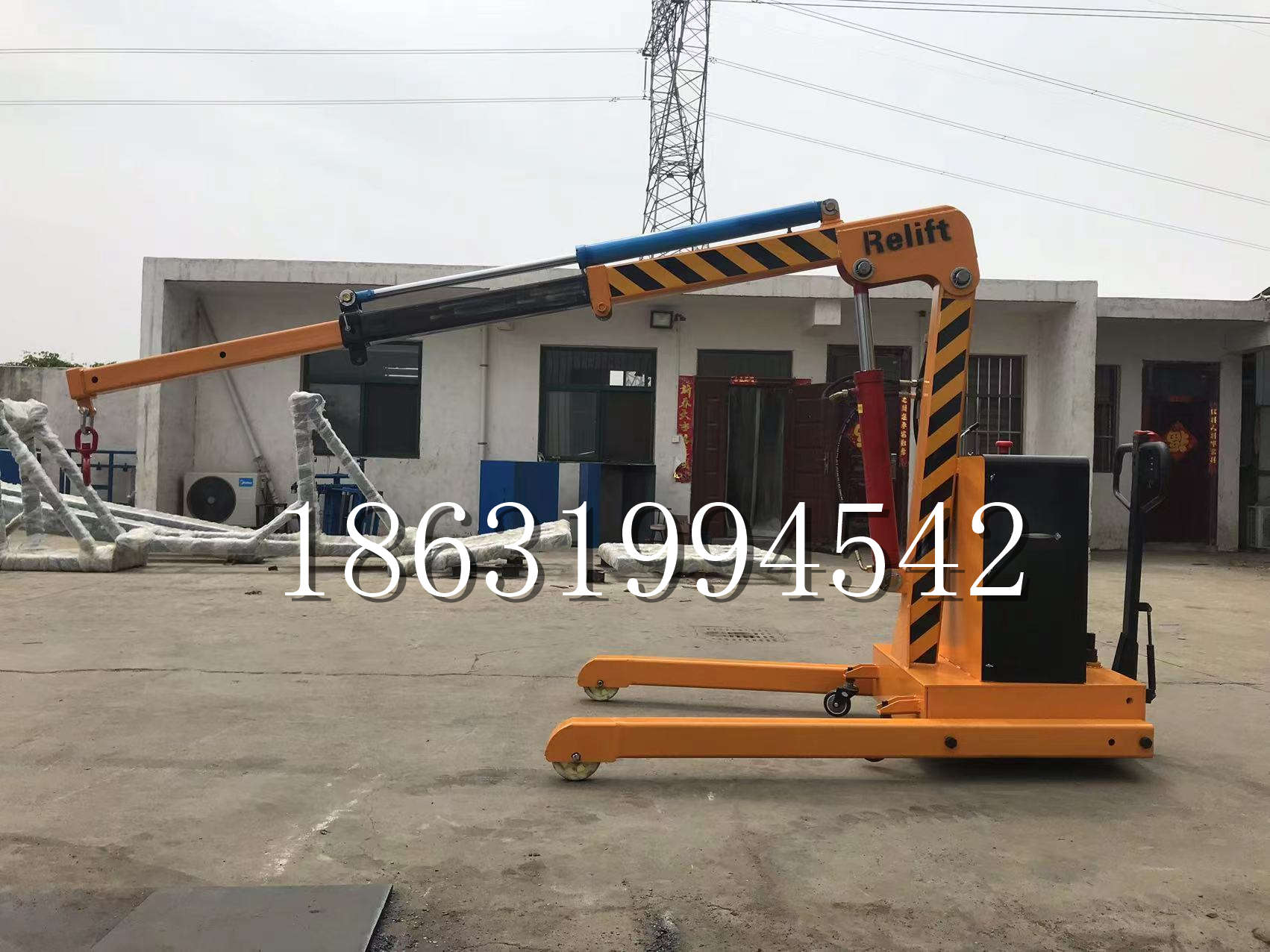 临江市久征定做3吨三轮随车吊 农用园林绿化移树吊 平板工程用小吊机